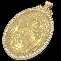 1.jpg Mother mery and jesus pendant medalion jewelry