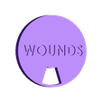 Single_-_Wounds.stl War Gaming Counters