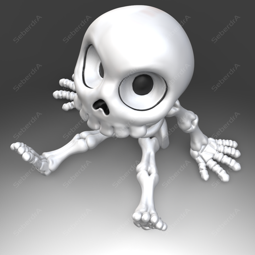 sk02.png Eye Tracking Niedliches Skelett