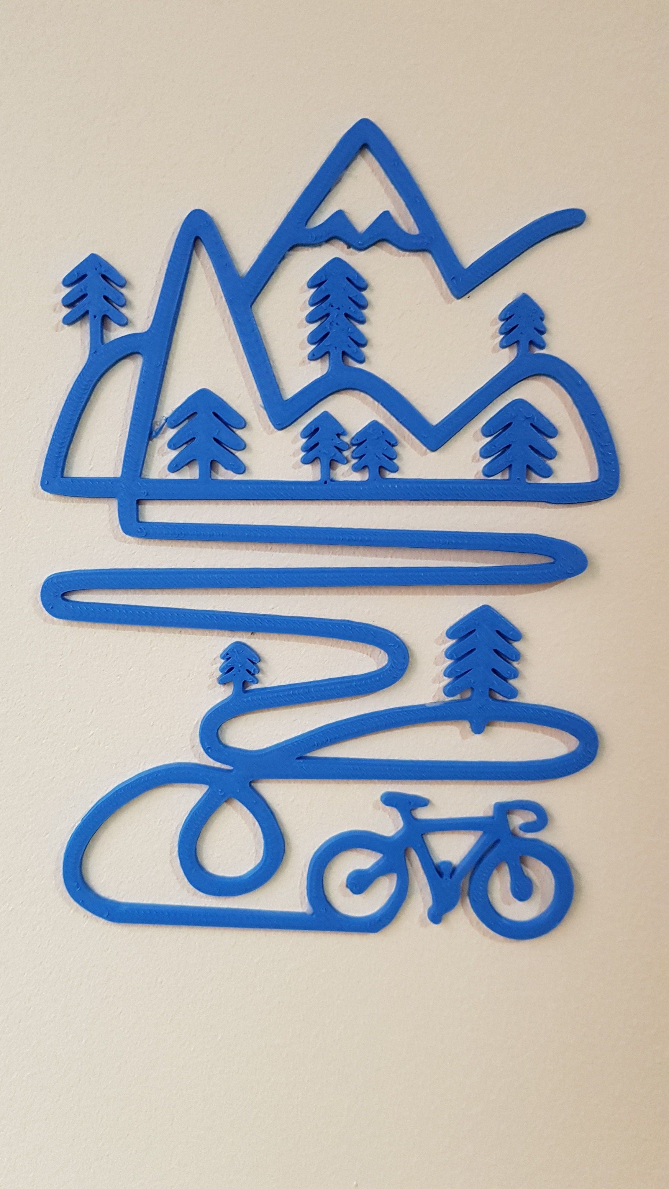20180413_192533.jpg Download STL file mountain bike wall decor • 3D printable design, solunkejagruti