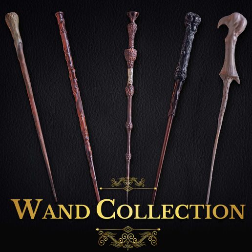 STL file HARRY POTTER WAND COLLECTION・3D printable model to download・Cults