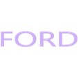 letras ford.stl FORD FALCON KEY RING / KEY RING FALCON