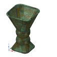 vase32-004.jpg vase cup vessel v32 for 3d-print or cnc