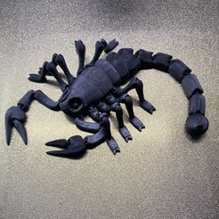 Flexi Print-In-Place Scorpion mit 3MF und XL-Versionen enthalten!