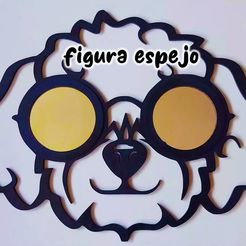 frech.jpg Archivo STL mirror dog cuadro espejo・Plan de impresora 3D para descargar