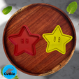 estrella.png Star cookie cutter / cortador de galleta de estrella mario bros