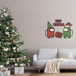 Among-Us-I-Wall-Decor-Simulation-v2-Color.jpg Navidad: Entre nosotros Decoración de pared II