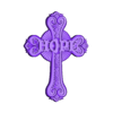 cross25 hope 3dprinter.stl croce 25 Speranza Amore Fede