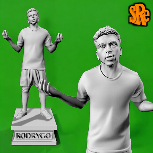 Rodrygo Goes Futbolista del Real Madrid y la Seleccion de Brasil 3D model