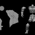 8.jpg Abomination Hulk, from movie The incredible Hulk 2008, with Edward Norton, File STL for 3D Printer FDM-FFF  SLA.-DPL-SLS   Model Printing Miniature Assembly