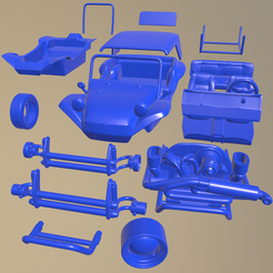 A024.png VOLKSWAGEN BUGGY MEYERS MANX 1965 PRINTABLE CAR IN SEPARATE PARTS