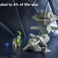 low-poly-pokemon-to-scale.jpg Second Generation Low-poly Pokemon Collection