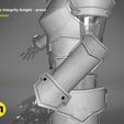 render_scene_Integrity-knight-armor-mesh.81 kopie.jpg Fichier 3D L'armure complète de Kirito - Integrity Knight・Plan imprimable en 3D à télécharger, 3D-mon