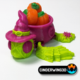 Still1.png Witch Turtle, Witchurtle, Halloween Print in Place, Cinderwing3D