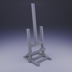 Print in Place Picture Easel and Plate Stand by BuildItMakeIt, Download  free STL model