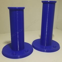filamentspool1.jpg Free STL file Spool Holder - Wall Mount (Both 1kg & 2.3kg sizes)・3D printable model to download
