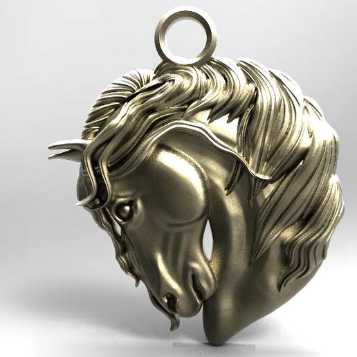 Horse 3 pendant - 3D model önizlemesi