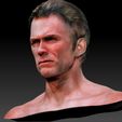 0000_Layer 29.jpg Clint Eastwood textured 3d print bust