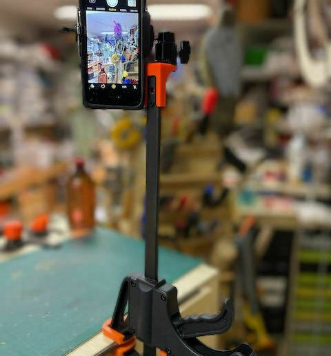 🗜️ Clamp Camera Mount・Free 3D File for ・Cults