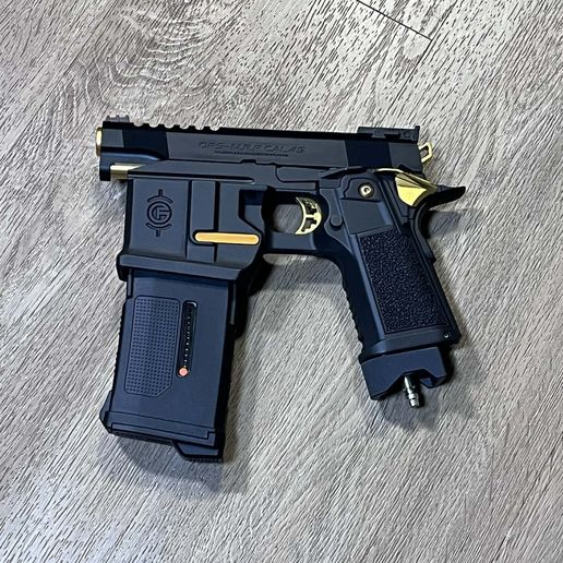 トイガン B.W.C Caspian Hi-Capa3.8 CONVERSION KIT 🔫 M4 conversion kit for Hi-Capa・ STL File for 3D printing・Cults