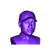 Tiger_Woods_standard.stl Tiger Woods bust ready for full color 3D printing