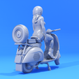 preview4.png 3D file Scooter Babe・3D printing idea to download