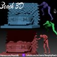 13.jpg 3D file Residual Evil Claire Redfield and Zombies・Model to download and 3D print