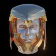 dhm.jpg Wonder Woman Golden Eagle Helmet for Cosplay 3D print model