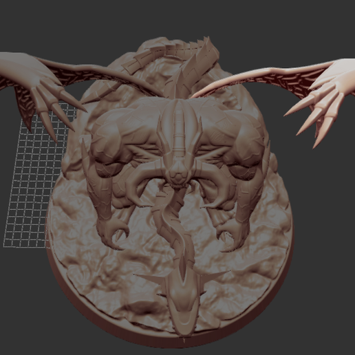 Zorc Necrophades Boss Yugioh 3D print model STL File for Cults