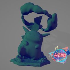 pikachu-3d.jpg STL file Pikachu gigamax・Model to download and 3D print