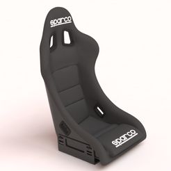 1.jpg 3D file Sparco Rev Racing Seat・Template to download and 3D print