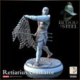 release_galdiator_retiarius.jpg Roman Gladiator - 4 figure set of gladiators.
