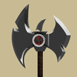 Helluva-Streitaxt5.png Helluva Boss Weapons - Millie's Battle Axe Axe