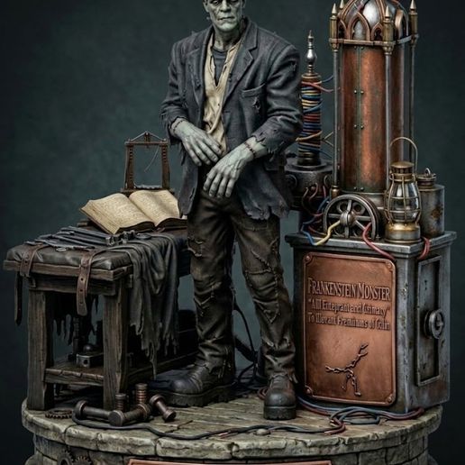 Frankenstein's Monster 3D model by KamikazeDesigns