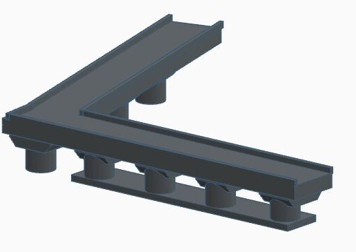 90 Degree Legendary Bridge 3D model