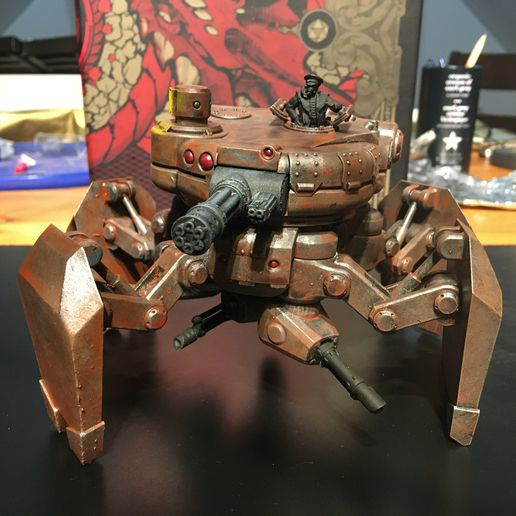 Grimdark Spider Tank - Lemon and Defender Variants - 3D model önizlemesi