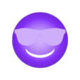 Sunglasses.stl Free STL file 3D Emoji Face Icons・3D printable object to download