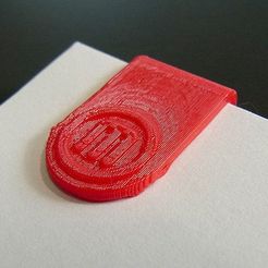 red_display_large.jpg Fichier STL gratuit Clips du fabricant'.... Trombones / Mini signets pour les utilisateurs de MakerBot・Modèle imprimable en 3D à télécharger