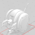 immagine_2020-11-17_220653.png Fichier STL gratuit Un drone de combat de type macaron communiste de l'espace・Plan à télécharger et à imprimer en 3D