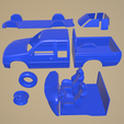 a011.png Opel Campo Sports Cab 1997  PRINTABLE CAR IN SEPARATE PARTS