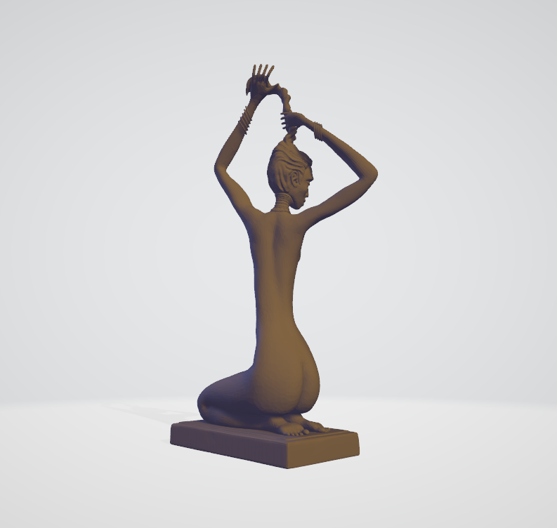 Archivo Stl Escultura De Chica Desnuda・modelo Imprimible En 3d Para Descargar • Cults 7098