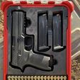 IMG_3565.jpeg Ruger Mark IV, 22/45 LITE (With silencer) Milwaukee Packout Low Profile Insert Gun Case