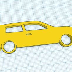 Web-capture_2-7-2023_131936_www.tinkercad.com.jpeg Nissan Sunny Car Keyring Silhouette