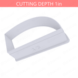 1-3_Of_Pie~3.5in-cookiecutter-only2.png Slice (1∕3) of Pie Cookie Cutter 3.5in / 8.9cm
