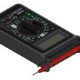 Мультиметр-в-корпусе-лежа-_2.jpg Stand case for multimeter with dimensions 126x70x25 mm (DT-832 / VC-303 etc.)