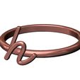 H-lower-case-wire-3d-letter-ring-size7-09.jpg H letter initial 3d lowercase wire stacker ring