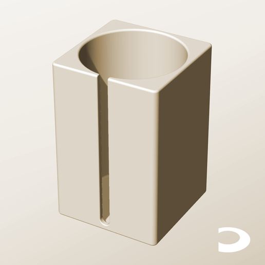 CS96-160-S_Slotted_Container-Infinite_Containers-Printable_Objects.jpg CS96-160-S Boîtes de rangement modulaires empilables à fentes | Objets imprimables - Infinite Containers | fichier stl pour l'impression 3d