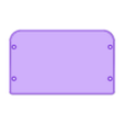 monitor shelf PLATE 200mm.stl Monitor Top Shelf Stand