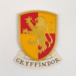 gryffindor.jpg 3MF file Gryffindor Crest MMU (Harry Potter)・3D print object to download