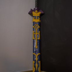 DSC_0041_2.jpg STL file Master Sword Sheath Twilight princess・Model to download and 3D print